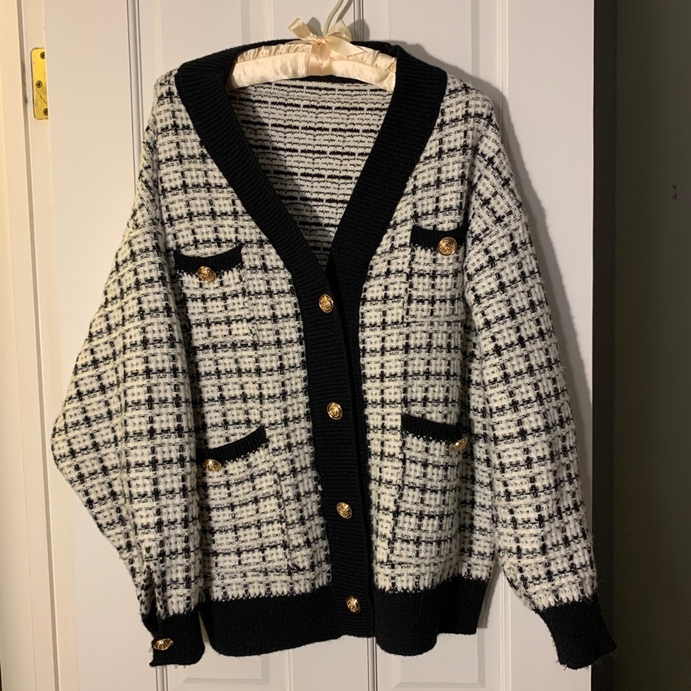 Chanel Style Cardigan/Sweater